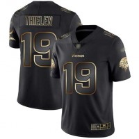 Nike Minnesota Vikings #19 Adam Thielen Black/Gold Men's Stitched NFL Vapor Untouchable Limited Jersey