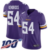 Nike Minnesota Vikings #54 Eric Kendricks Purple Team Color Men's Stitched NFL 100th Season Vapor Limited Jersey