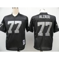 Mitchell and Ness Las Vegas Raiders #77 Lyle Alzado Black Stitched Throwback NFL Jersey