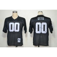 Mitchell And Ness Las Vegas Raiders #00 Jim Otto Black Stitched Throwback NFL Jersey