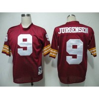 Mitchell and Ness Nike Washington Commanders #9 Sonny Jurgensen Red Stitched Throwback NFL Jersey