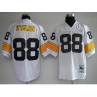 Mitchell & Ness Pittsburgh Steelers #88 Lynn Swann White Stitched Throwback NFL Jersey