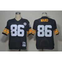 Mitchell And Ness Pittsburgh Steelers #86 Hines Ward Black Stitched NFL Jersey