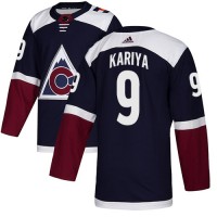 Adidas Colorado Avalanche #9 Paul Kariya Navy Alternate Authentic Stitched NHL Jersey
