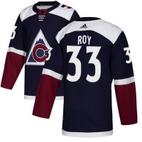 Adidas Colorado Avalanche #33 Patrick Roy Navy Alternate Authentic Stitched NHL Jersey