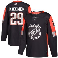 Adidas Colorado Avalanche #29 Nathan MacKinnon Black 2018 All-Star Central Division Authentic Stitched NHL Jersey