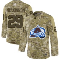 Adidas Colorado Avalanche #29 Nathan MacKinnon Camo Authentic Stitched NHL Jersey
