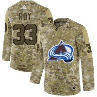 Adidas Colorado Avalanche #33 Patrick Roy Camo Authentic Stitched NHL Jersey
