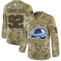 Adidas Colorado Avalanche #92 Gabriel Landeskog Camo Authentic Stitched NHL Jersey