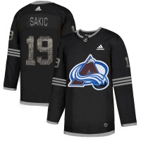 Adidas Colorado Avalanche #19 Joe Sakic Black Authentic Classic Stitched NHL Jersey