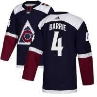 Adidas Colorado Avalanche #4 Tyson Barrie Navy Alternate Authentic Stitched NHL Jersey