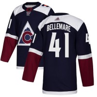 Adidas Colorado Avalanche #41 Pierre-Edouard Bellemare Navy Alternate Authentic Stitched NHL Jersey
