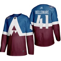Adidas Colorado Colorado Avalanche #41 Pierre-Edouard Bellemare Men's 2020 Stadium Series Burgundy Stitched NHL Jersey