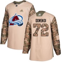Adidas Colorado Avalanche #72 Joonas Donskoi Camo Authentic 2017 Veterans Day Stitched NHL Jersey