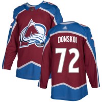 Adidas Colorado Avalanche #72 Joonas Donskoi Burgundy Home Authentic Stitched NHL Jersey