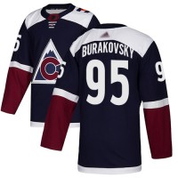 Adidas Colorado Avalanche #95 Andre Burakovsky Navy Alternate Authentic Stitched NHL Jersey