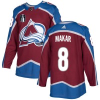 Adidas Colorado Avalanche #8 Cale Makar Burgundy 2022 Stanley Cup Final Patch Home Authentic Stitched NHL Jersey