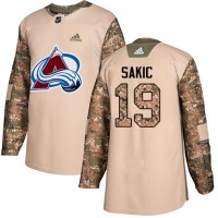 Adidas Colorado Avalanche #19 Joe Sakic Camo Authentic 2017 Veterans Day Stitched NHL Jersey