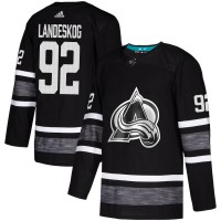 Adidas Colorado Avalanche #92 Gabriel Landeskog Black Authentic 2019 All-Star Stitched NHL Jersey