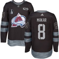 Adidas Colorado Avalanche #8 Cale Makar Black 2022 Stanley Cup Final Patch 100th Anniversary Stitched NHL Jersey