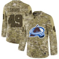 Adidas Colorado Avalanche #49 Samuel Girard Camo Authentic Stitched NHL Jersey