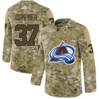 Adidas Colorado Avalanche #37 J.T. Compher Camo Authentic Stitched NHL Jersey