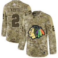 Adidas Chicago Blackhawks #2 Duncan Keith Camo Authentic Stitched NHL Jersey