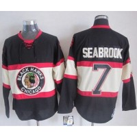 Chicago Blackhawks #7 Brent Seabrook Black Third CCM Stitched NHL Jersey