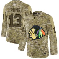 Adidas Chicago Blackhawks #13 CM Punk Camo Authentic Stitched NHL Jersey