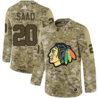 Adidas Chicago Blackhawks #20 Brandon Saad Camo Authentic Stitched NHL Jersey