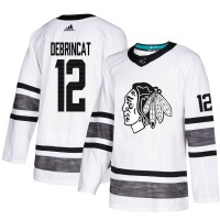 Adidas Chicago Blackhawks #12 Alex DeBrincat White 2019 All-Star Game Parley Authentic Stitched NHL Jersey