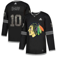 Adidas Chicago Blackhawks #10 Patrick Sharp Black Authentic Classic Stitched NHL Jersey