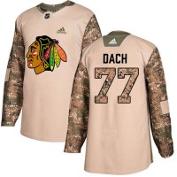 Adidas Chicago Blackhawks #77 Kirby Dach Camo Authentic 2017 Veterans Day Stitched NHL Jersey