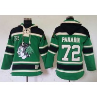 Chicago Blackhawks #72 Artemi Panarin Green St. Patrick's Day McNary Lace Hoodie Stitched NHL Jersey