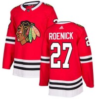 Adidas Chicago Blackhawks #27 Jeremy Roenick Red Home Authentic Stitched NHL Jersey