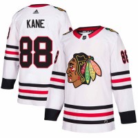 Adidas Chicago Blackhawks #88 Patrick Kane White Road Authentic Stitched NHL Jersey