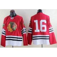 Mitchell And Ness 1960-61 Chicago Blackhawks #16 Marcus Kruger Red Throwback Stitched NHL Jersey
