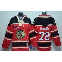 Chicago Blackhawks #72 Artemi Panarin Red Sawyer Hooded Sweatshirt Stitched NHL Jersey