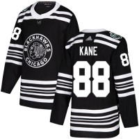 Adidas Chicago Blackhawks #88 Patrick Kane Black Authentic 2019 Winter Classic Stitched NHL Jersey