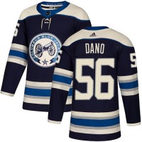 Adidas Blue Columbus Blue Jackets #56 Marko Dano Navy Alternate Authentic Stitched NHL Jersey
