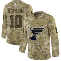 Adidas St. Louis Blues #10 Brayden Schenn Camo Authentic Stitched NHL Jersey