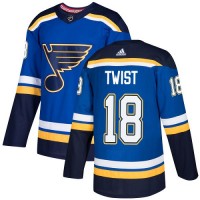 Adidas St. Louis Blues #18 Tony Twist Blue Home Authentic Stitched NHL Jersey