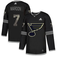 Adidas St. Louis Blues #7 Patrick Maroon Black Authentic Classic Stitched NHL Jersey