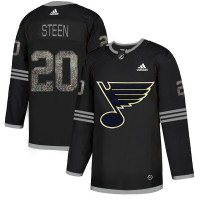 Adidas St. Louis Blues #20 Alexander Steen Black Authentic Classic Stitched NHL Jersey