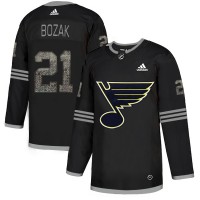 Adidas St. Louis Blues #21 Tyler Bozak Black Authentic Classic Stitched NHL Jersey