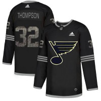 Adidas St. Louis Blues #32 Tage Thompson Black Authentic Classic Stitched NHL Jersey