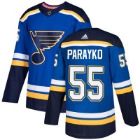 Adidas St. Louis Blues #55 Colton Parayko Blue Home Authentic Stitched NHL Jersey