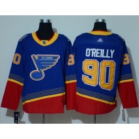 Adidas St. Louis Blues #90 Ryan O'Reilly Blue/Red Authentic 2019 Heritage Stitched NHL Jersey