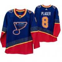 St. Louis St. Louis Blues #8 Barclay Plager 90s Vintage 2019-20 Authentic Royal Retired NHL Jersey