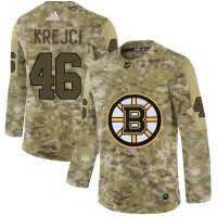 Adidas Boston Bruins #46 David Krejci Camo Authentic Stitched NHL Jersey